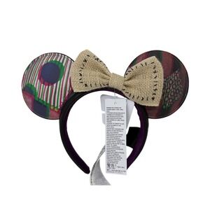 Disney Nightmare Before Christmas Sally Minnie Ears Headband‎ NWT